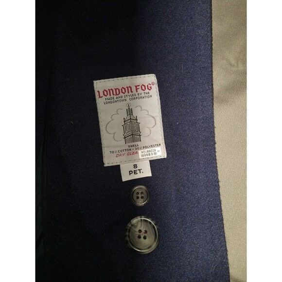 Vintage London Fog Trench Coat - 8Pet. - Picture 2 of 7